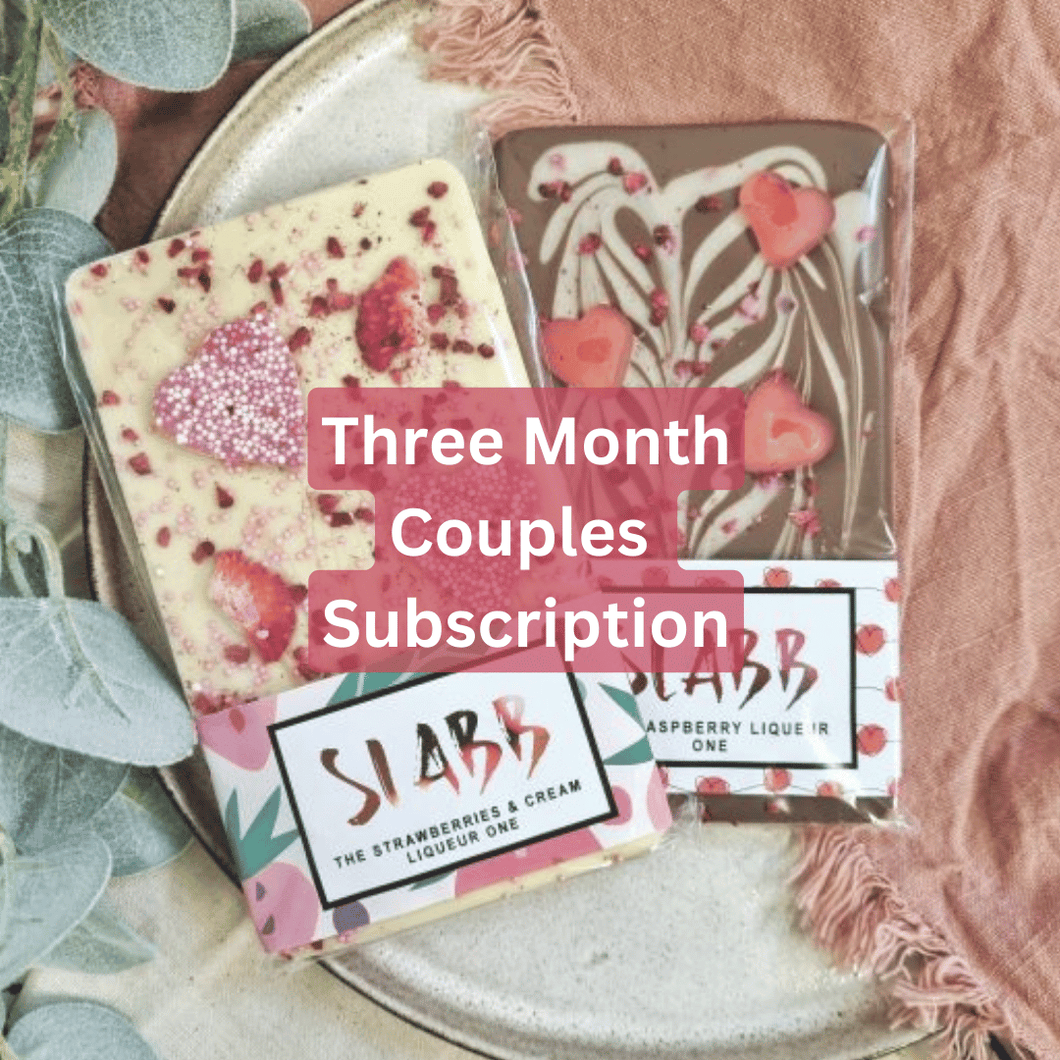 3 Month Couples Chocolate Bar Subscription Box