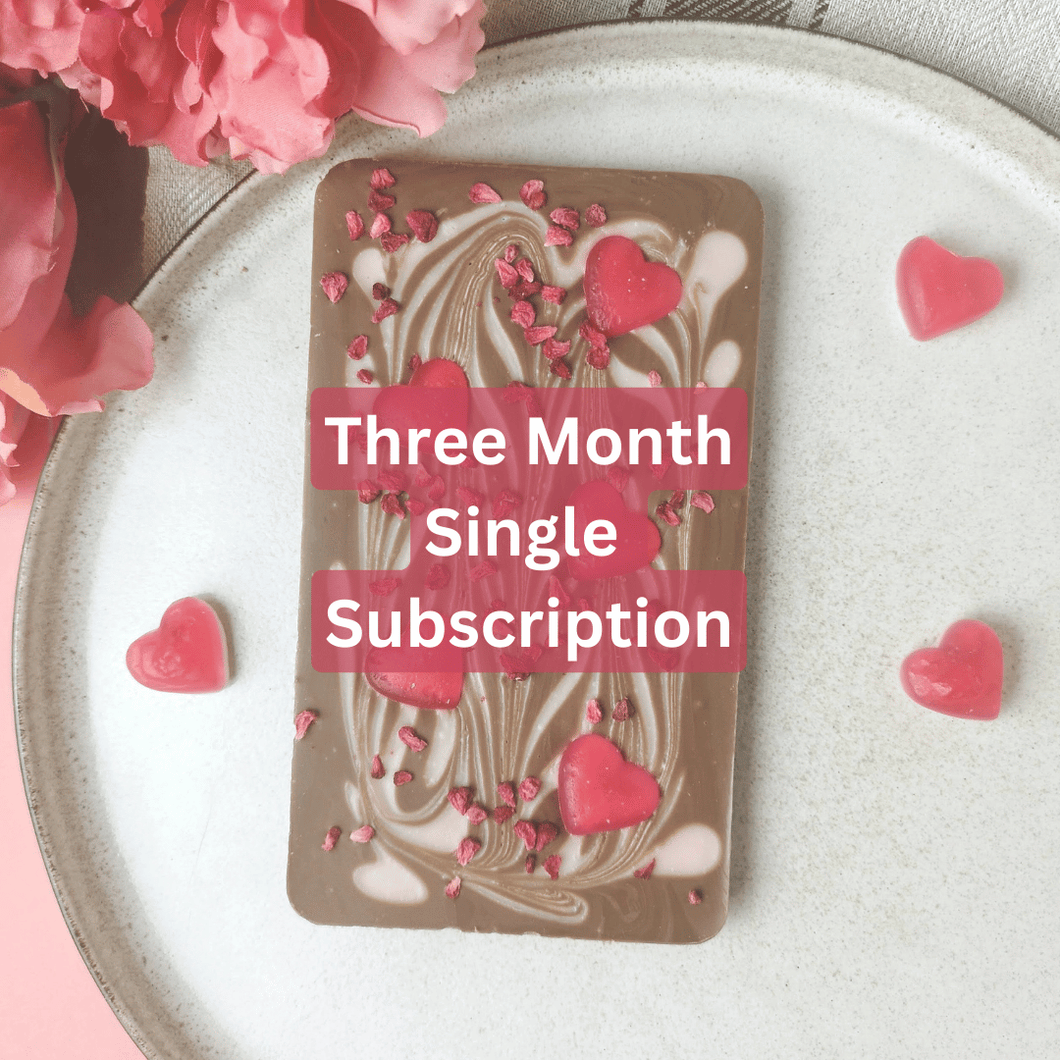 3 Month Chocolate Bar Subscription Box