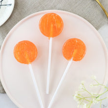 Load image into Gallery viewer, Orange and Mango Small Lollipops - 5 Pack Gift Box
