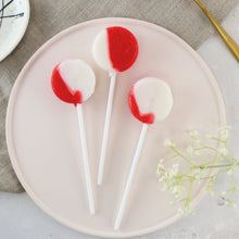 Load image into Gallery viewer, Strawberries and Cream Small Lollipops - 5 Pack Gift Box
