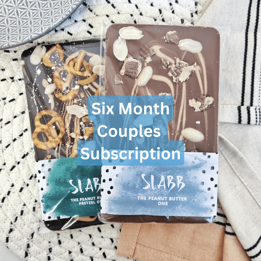 6 Month Couples Chocolate Bar Subscription Box