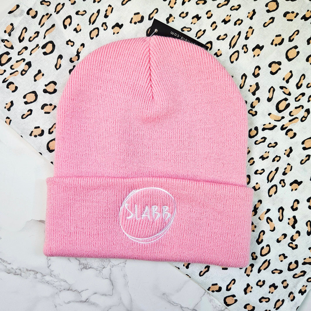 Slabb Beanie Hat - Candy Pink