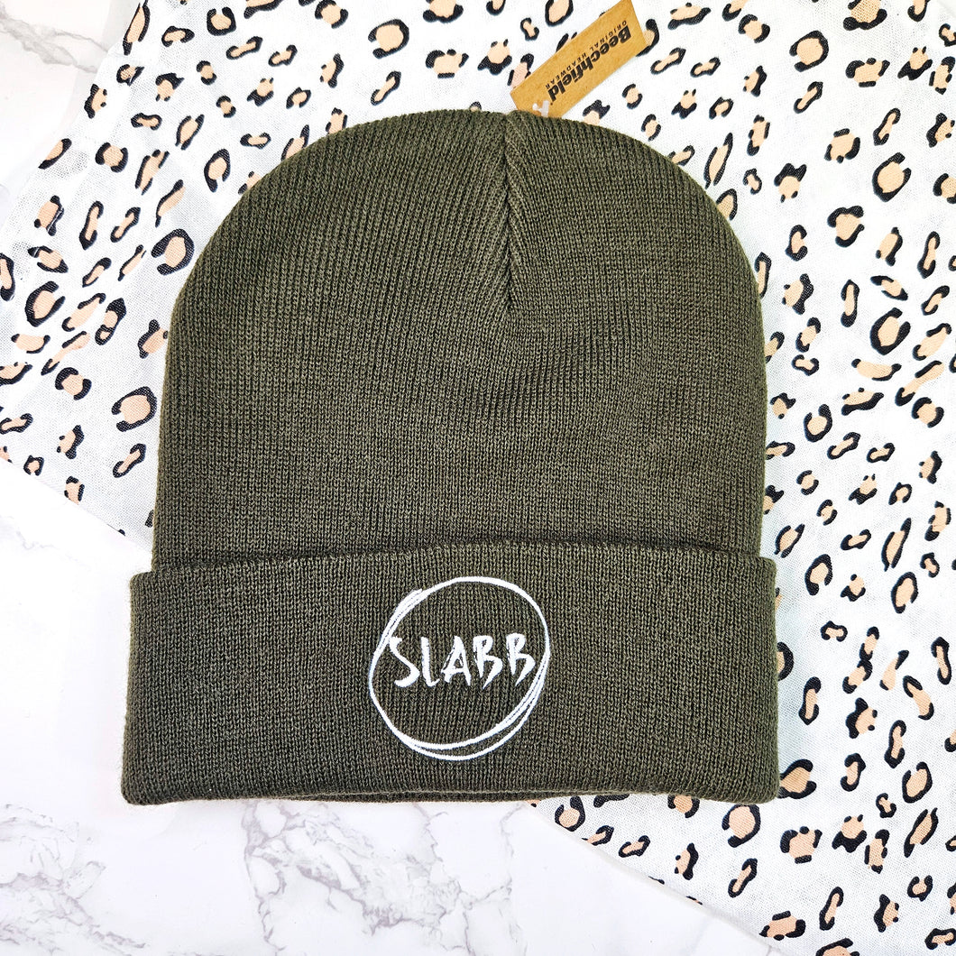 Slabb Beanie Hat - Moss Green